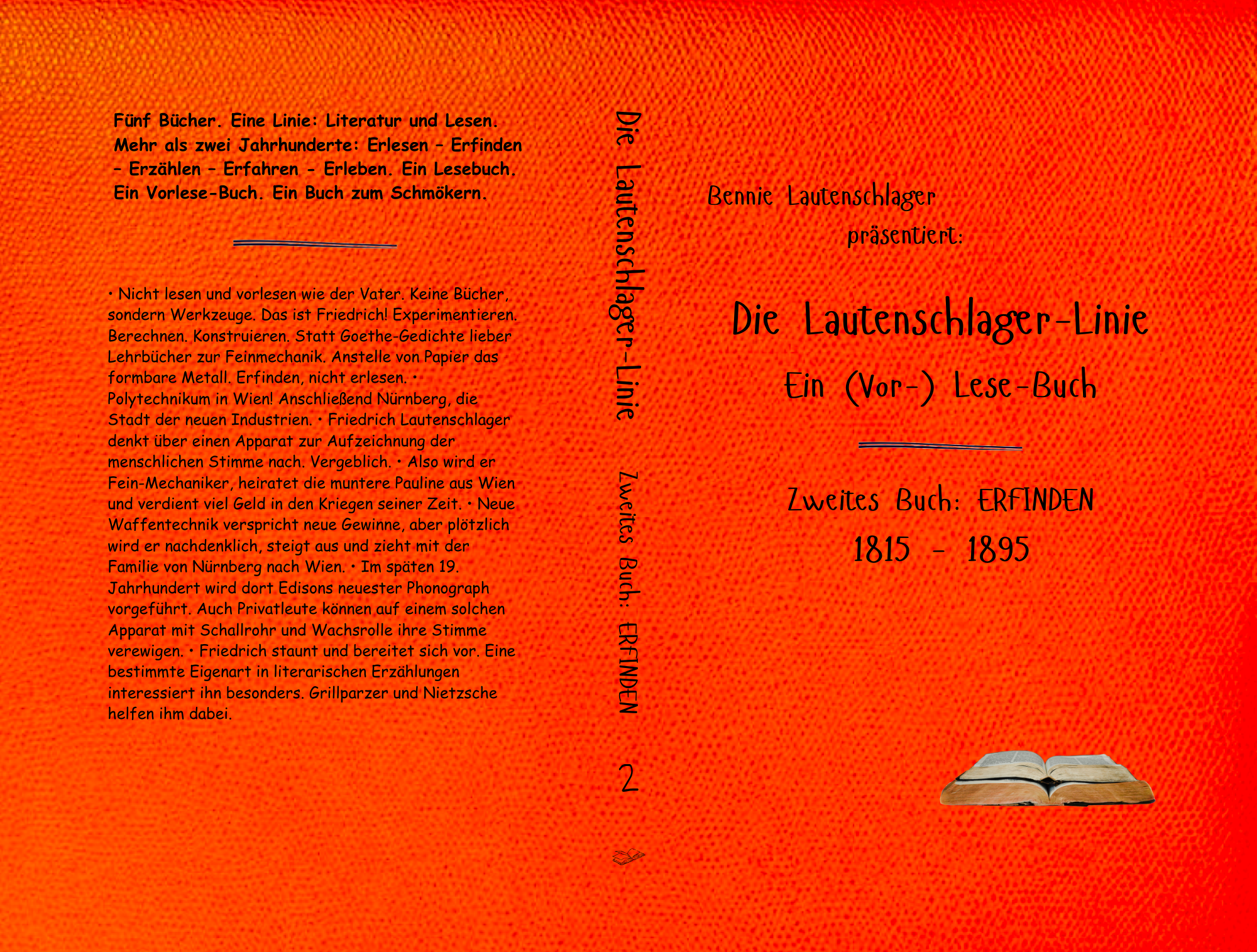Buchcover: Die Lautenschlager-Linie, Zweites Buch – Erfinden
