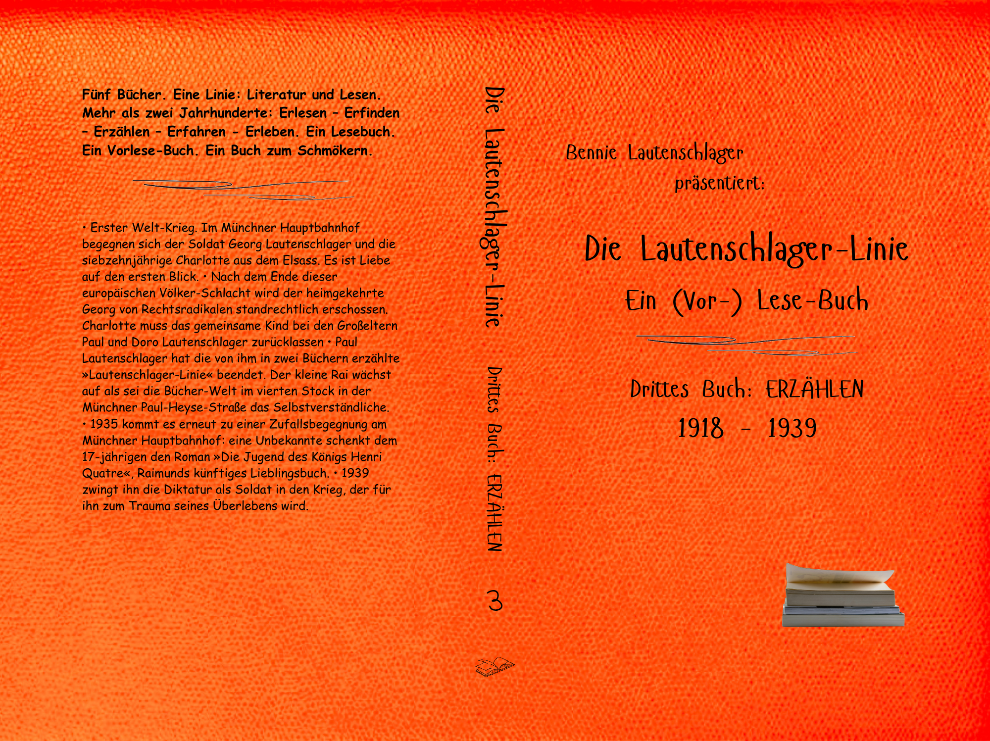Buchcover: Die Lautenschlager-Linie, Drittes Buch – Erzählen